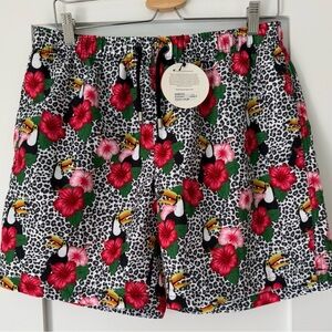 Frank’s Australia Toucan Leopard Swim Trunks XL BNWT | Tropical Beach Shorts
